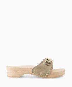 Scholl Iconic Sandaal Pescura Heel Beige*Dames Sandalen