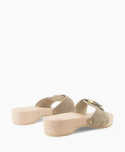 Scholl Iconic Sandaal Pescura Heel Beige*Dames Sandalen