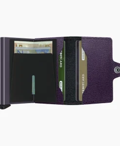 Secrid Portemonnee Twinwallet Crisple Paars*Dames Portemonnees
