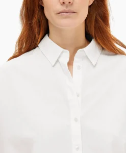 Selected Femme Blouse Dina-Sanni Ls Shirt Noos Wit*Dames Blouses
