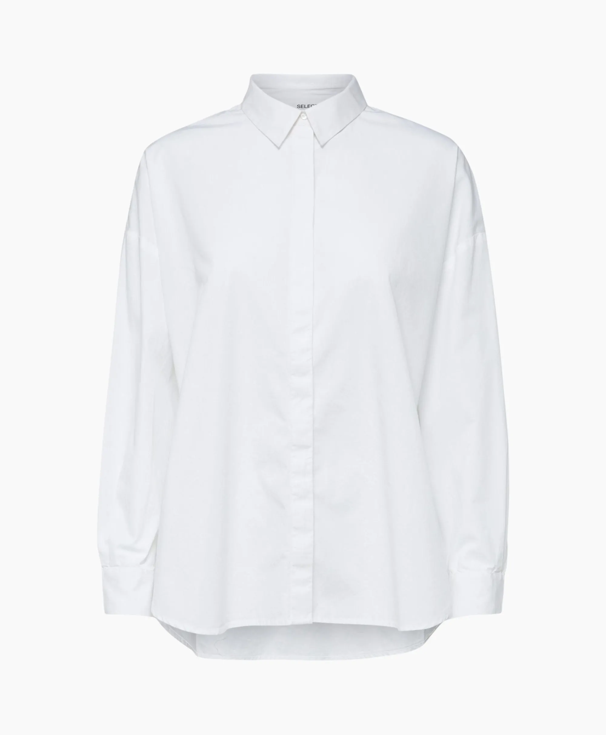 Selected Femme Blouse Hema Ls Shirt B Noos Wit*Dames Blouses