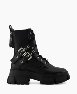 Steve Madden Enkellaars Traction Zwart*Dames Laarzen