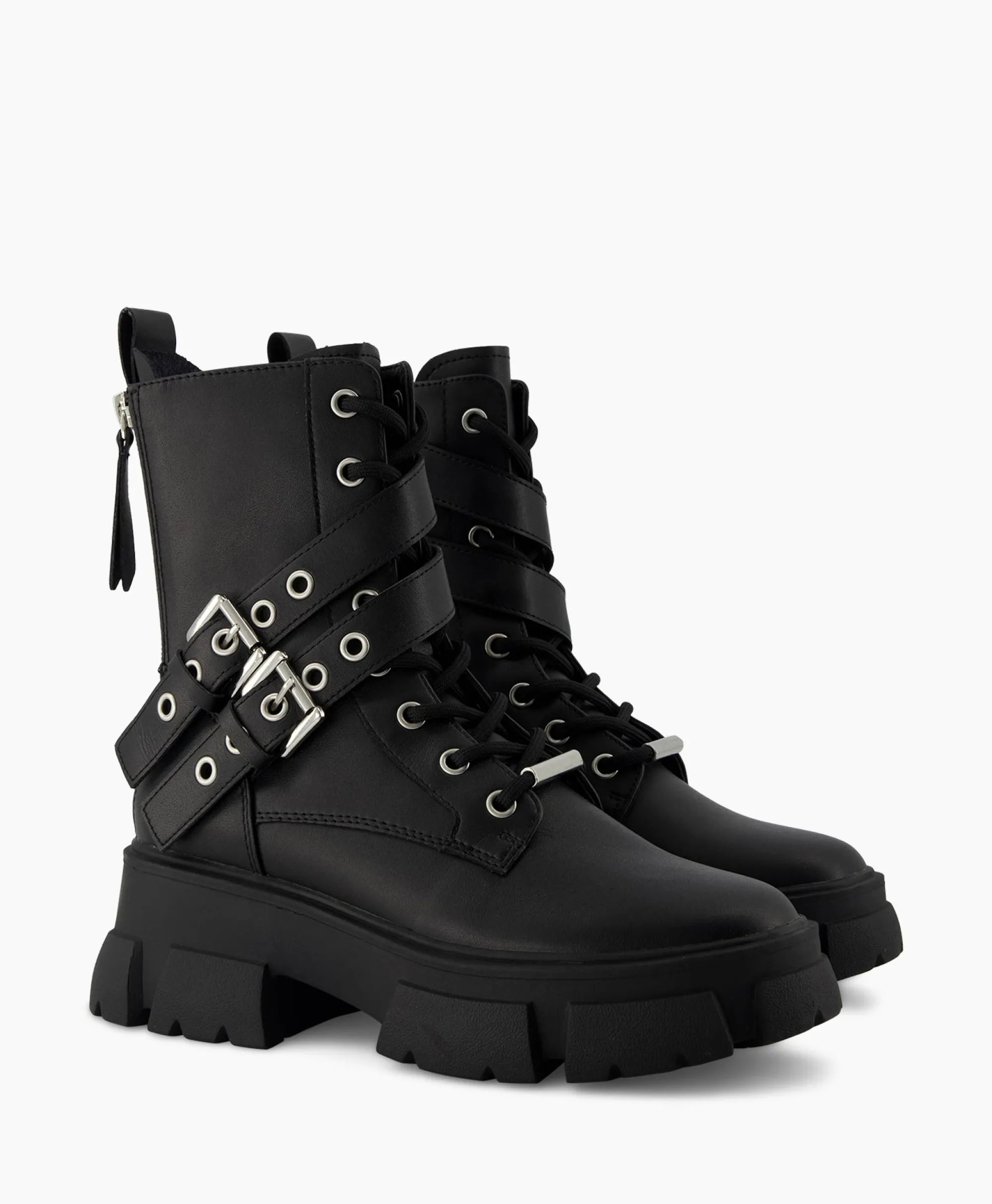 Steve Madden Enkellaars Traction Zwart*Dames Laarzen