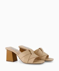 Steve Madden Sandaal Met Hak Amsterdam Beige*Dames Sandalen