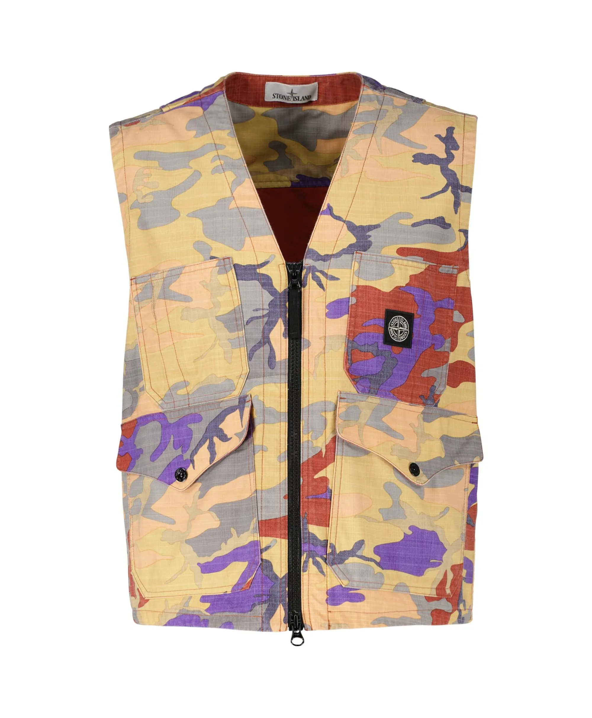 Stone Island Bodywarmer G11E7 Oranje*Heren Jassen