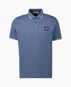 Stone Island Polo 2Sc18 Donker Blauw*Heren Polo's