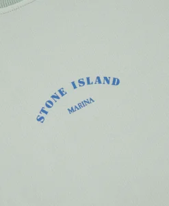 Stone Island Sweater 652X2 Licht Blauw*Heren Truien