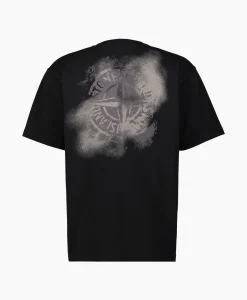 Stone Island T-Shirt 2Rce6 Zwart*Heren T-Shirts