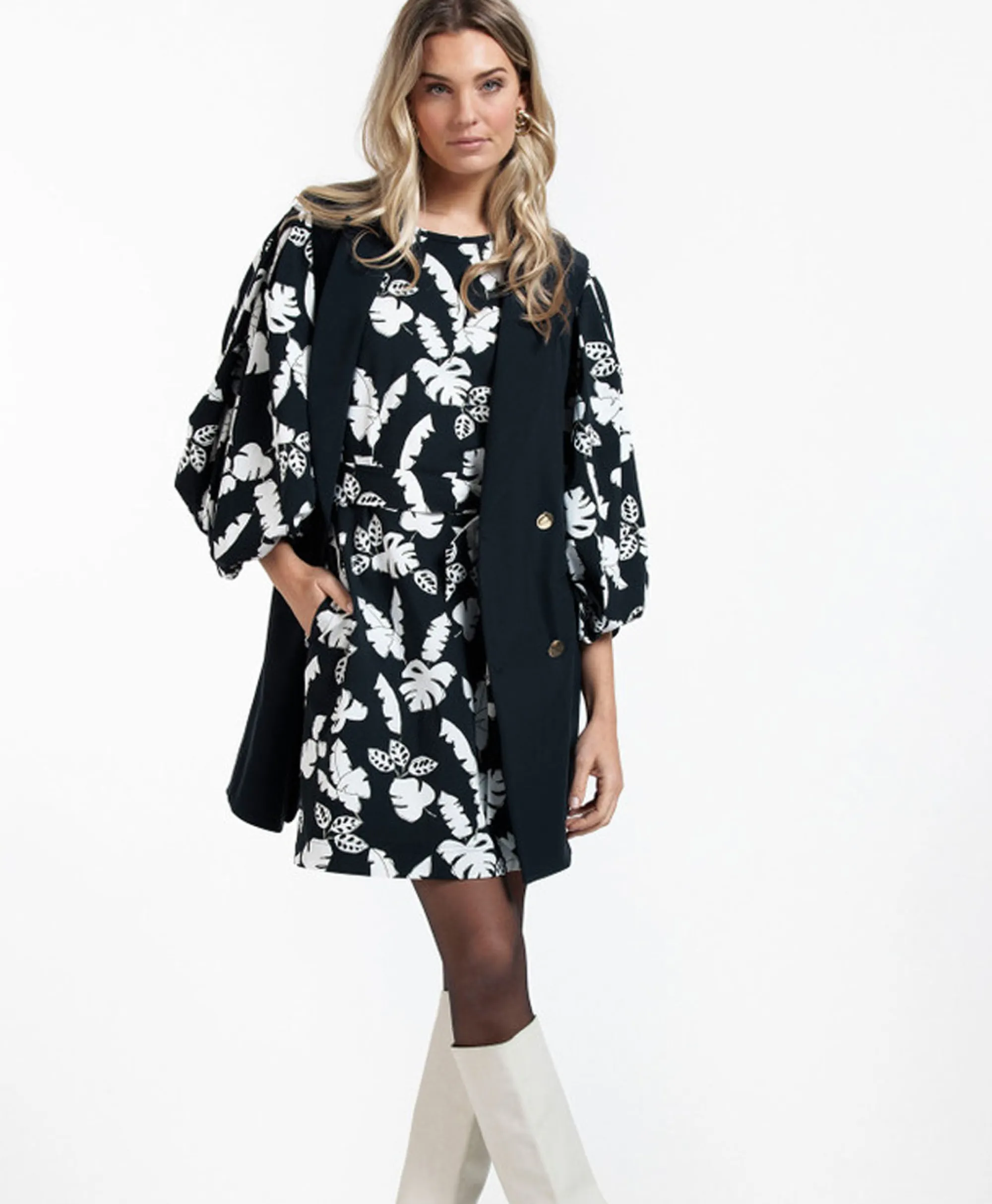 Studio Anneloes Blazer Jazzy Bonded Donker Blauw*Dames Gilets