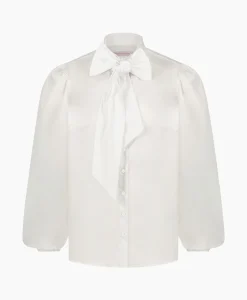 Studio Anneloes Blouse Shirley Poplin Wit*Dames Blouses