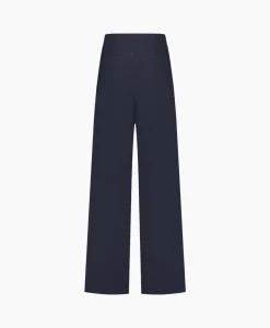 Studio Anneloes Broek Holly Bonded Trousers Donker Blauw*Dames Broeken
