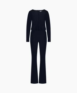 Studio Anneloes Jumpsuit Kimmy Flair Donker Blauw*Dames Jumpsuits