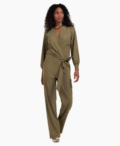 Studio Anneloes Jumpsuit Feda Bruin Dessin*Dames Jumpsuits