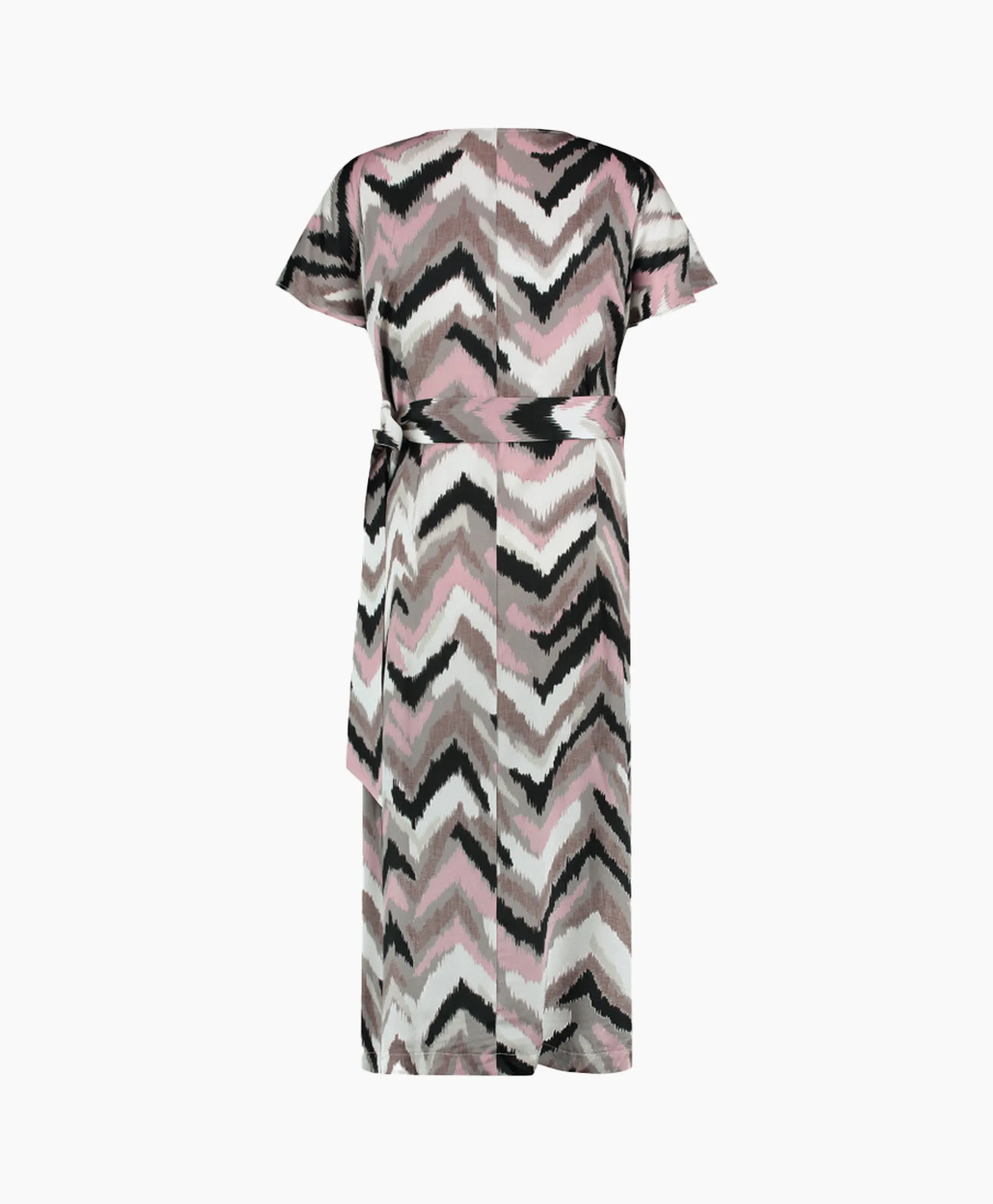 Studio Anneloes Jurk Juno Satin Wrap Dress Ecru*Dames Jurken