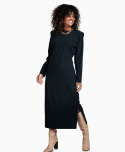 Studio Anneloes Jurk Tammy Dress Donker Blauw*Dames Jurken