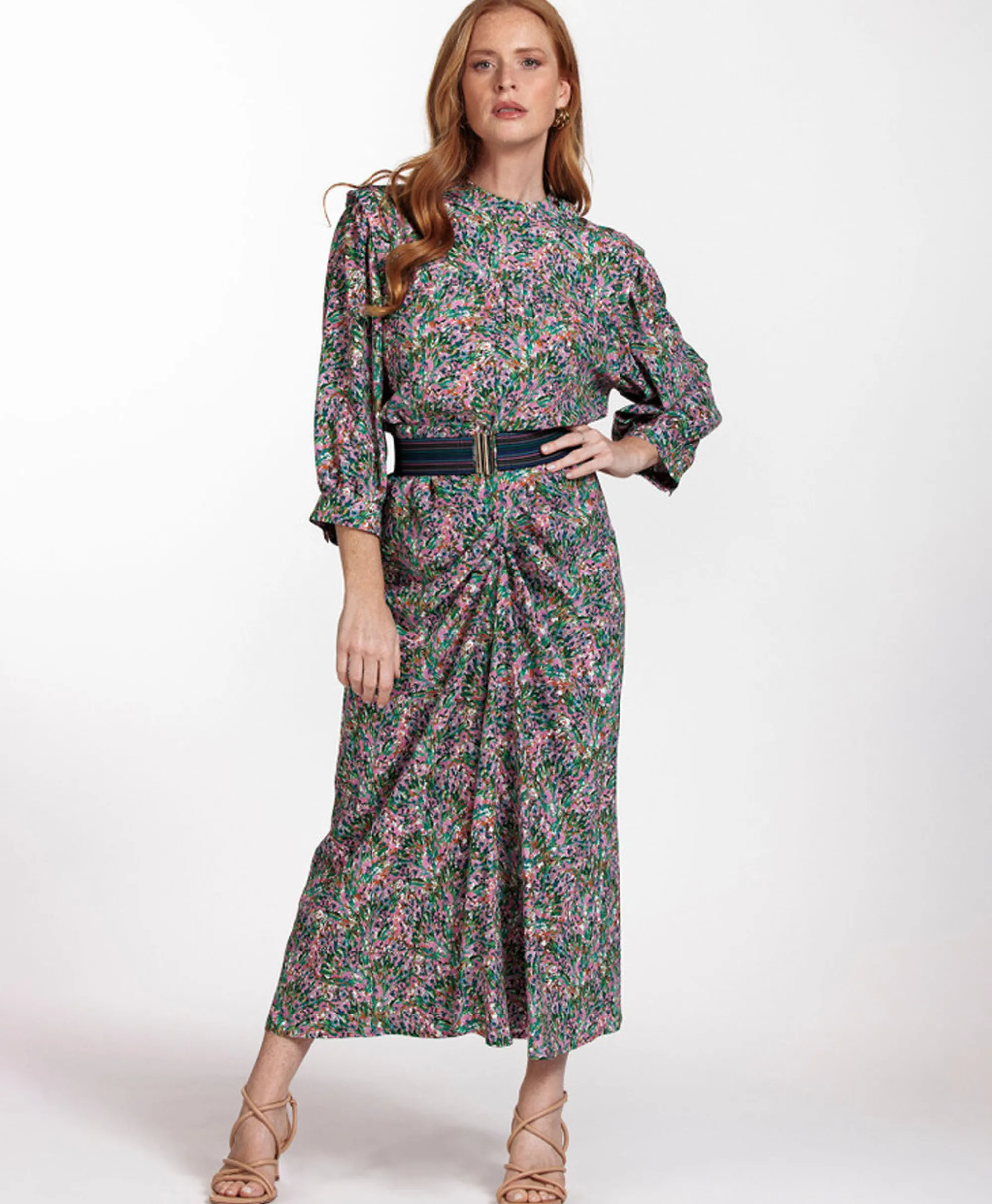 Studio Anneloes Tas Sa Elastic Stripe Belt Donker Blauw*Dames Riemen