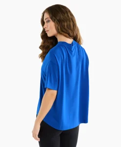 Studio Anneloes Top & T-Shirt Dani Sport Tee Blauw*Dames T-Shirts & Tops