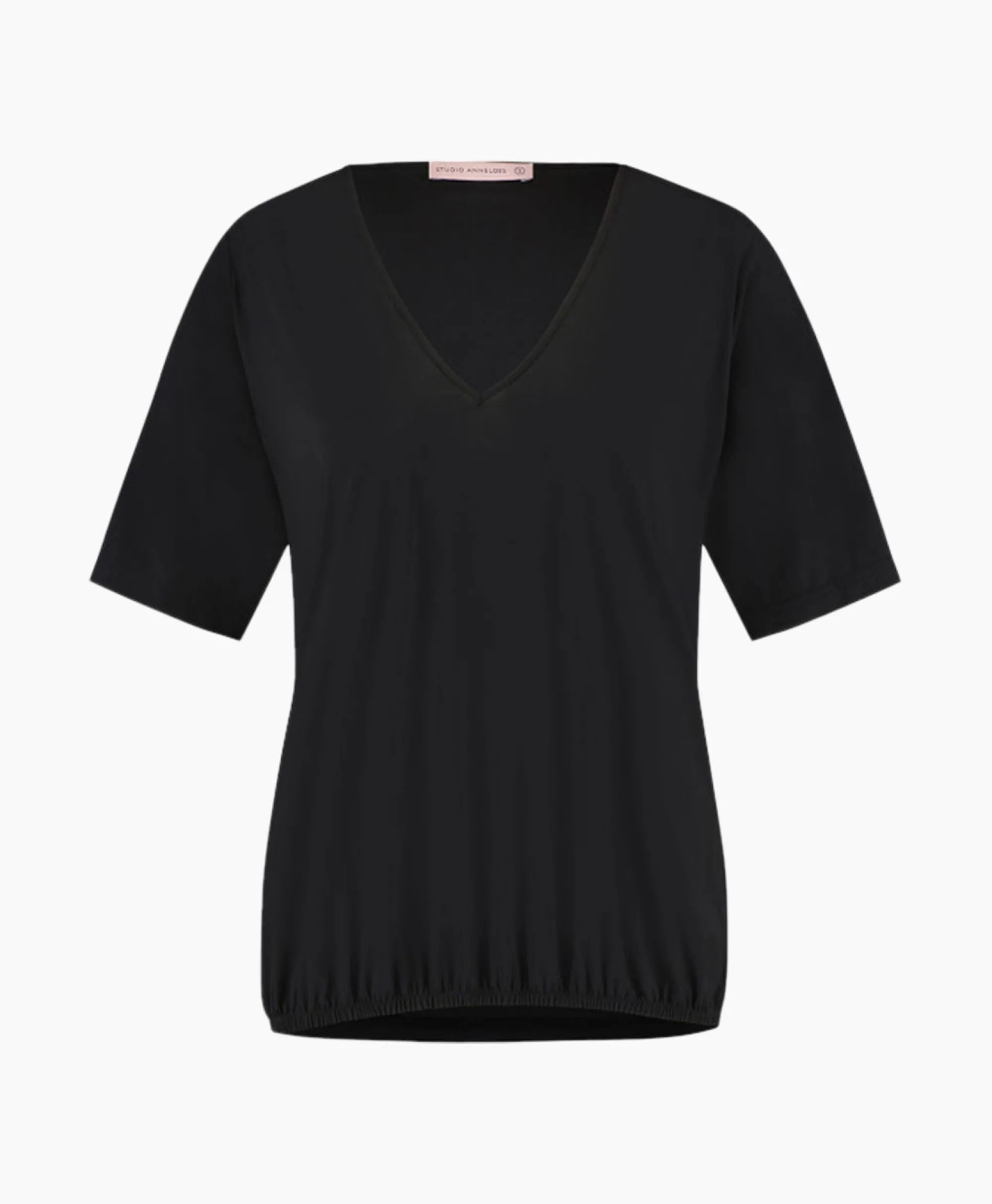 Studio Anneloes Top & T-Shirt Vicky Shirt Zwart Dessin*Dames T-Shirts & Tops