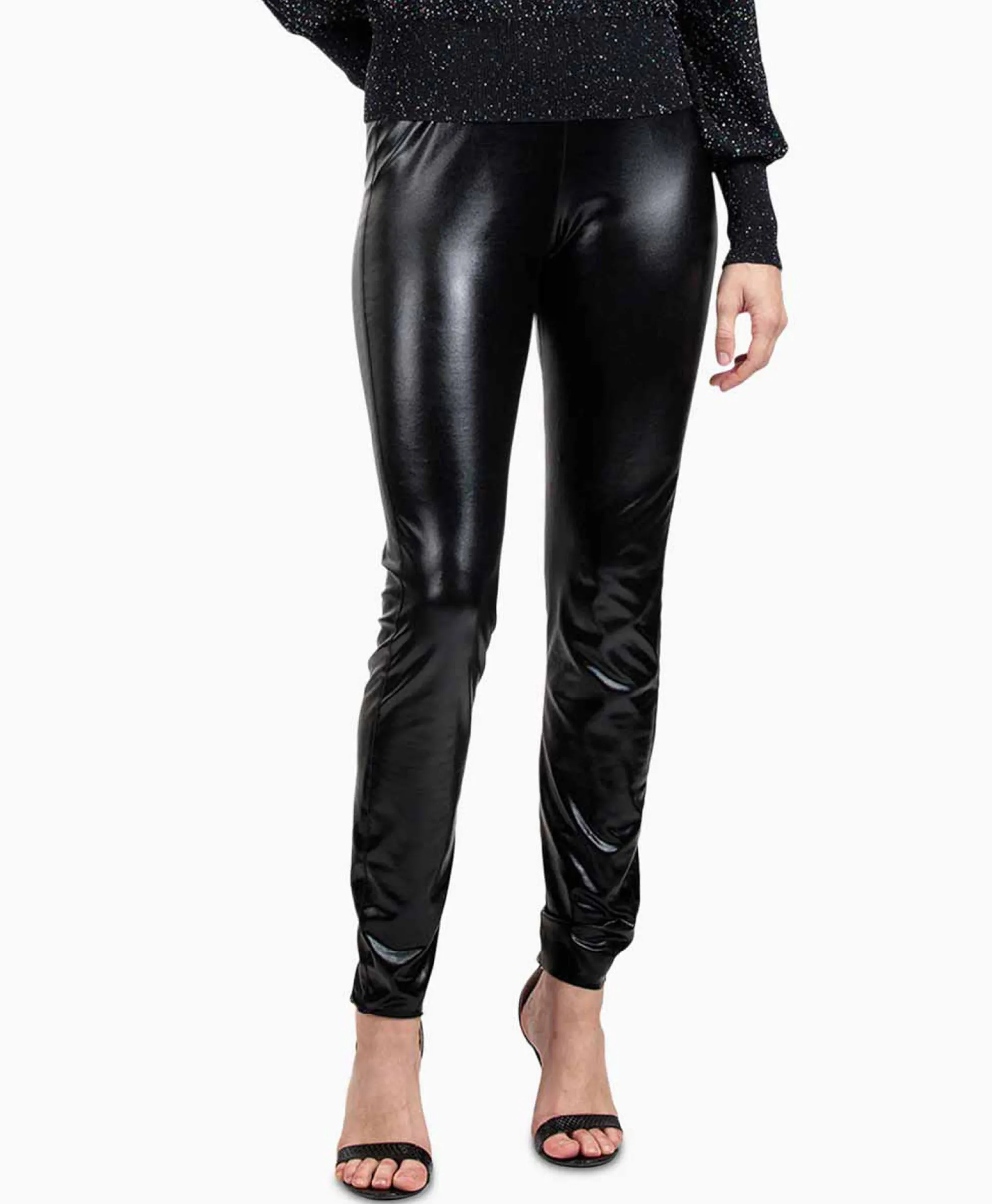 Studio Anneloes Top Ally Metallic Legging Zwart Dessin*Dames T-Shirts & Tops