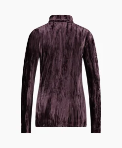 Studio Anneloes Top Avril Ls Velvet Bruin*Dames T-Shirts & Tops
