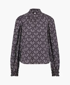 Studio Anneloes Top Lysanne Wallpaper Bruin*Dames T-Shirts & Tops