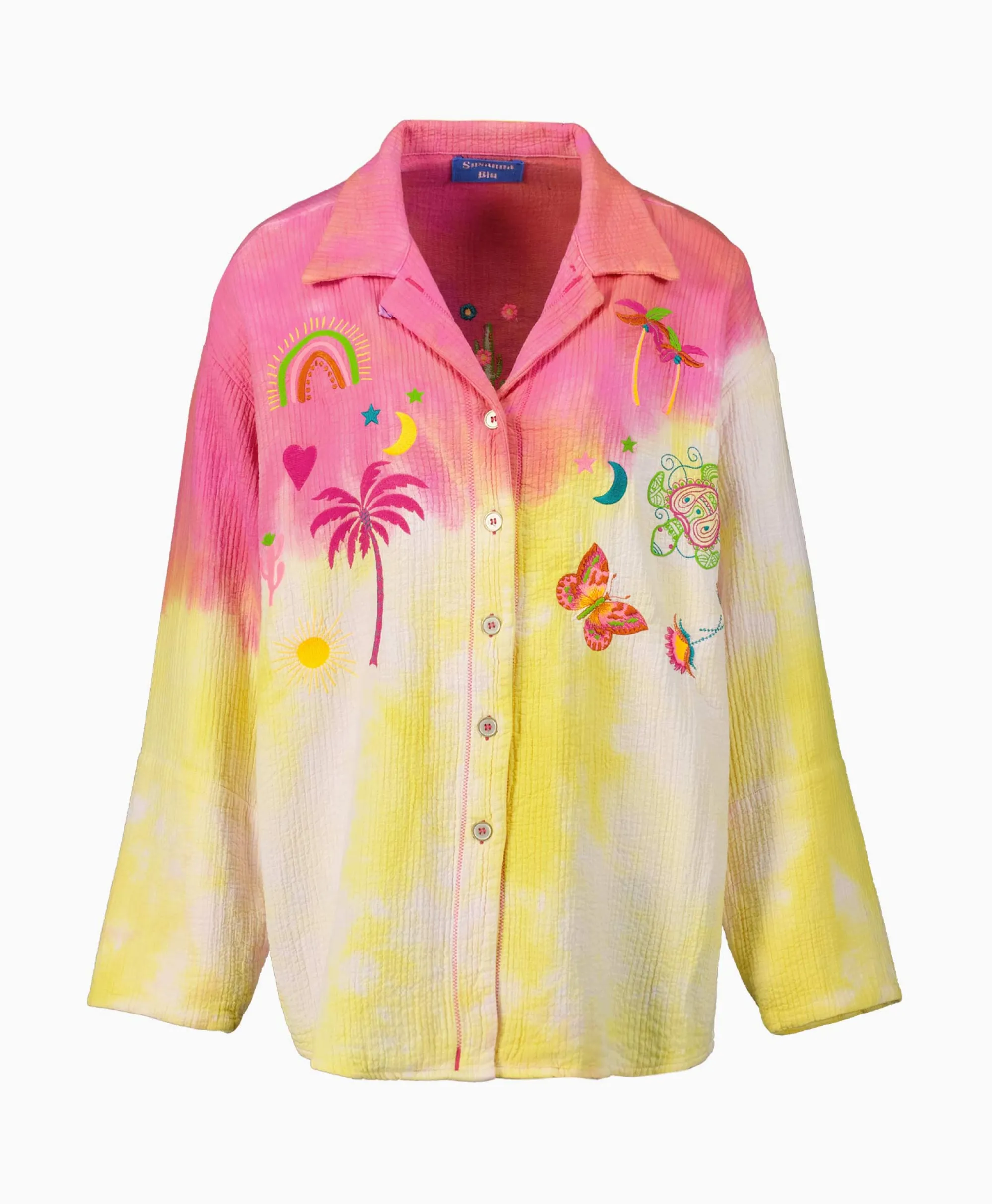 Susanna Blu Blouse Gardenia Gb11 Geel*Dames Blouses