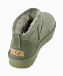 Ugg Enkellaars Winterboot Classic Ultra Mini Khaki*Heren Laarzen