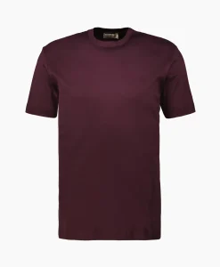 Valenza T-Shirt Interlock Supima Bordeaux*Heren T-Shirts
