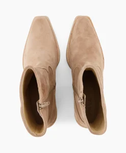 Via Vai Enkellaars Eveline Beige*Dames Laarzen