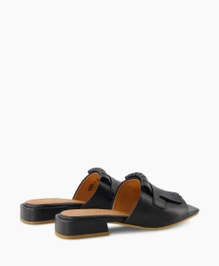 Via Vai Sandaal Met Hak Gigi Randy Zwart*Dames Sandalen