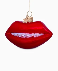 Vondels Kerstbal Lippen Rood*Lifestyle Lifestyle