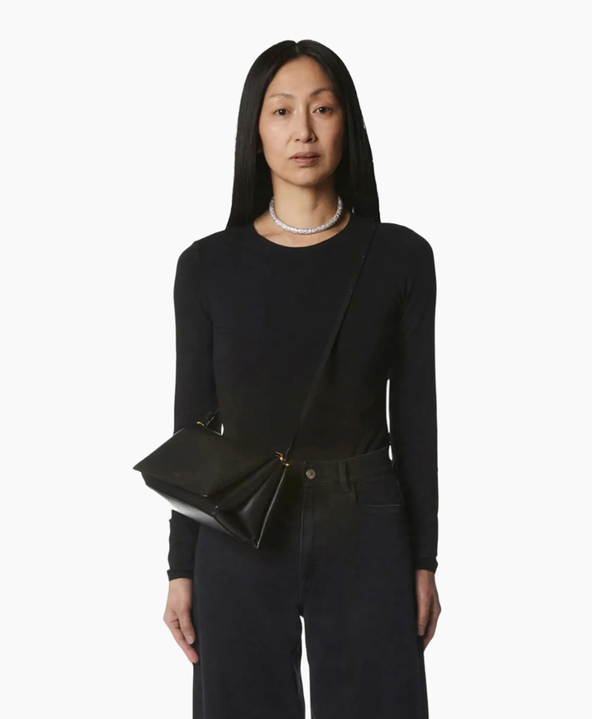 Wandler Schouder / Hand Tas Uma Baguette Zwart*Dames Tassen