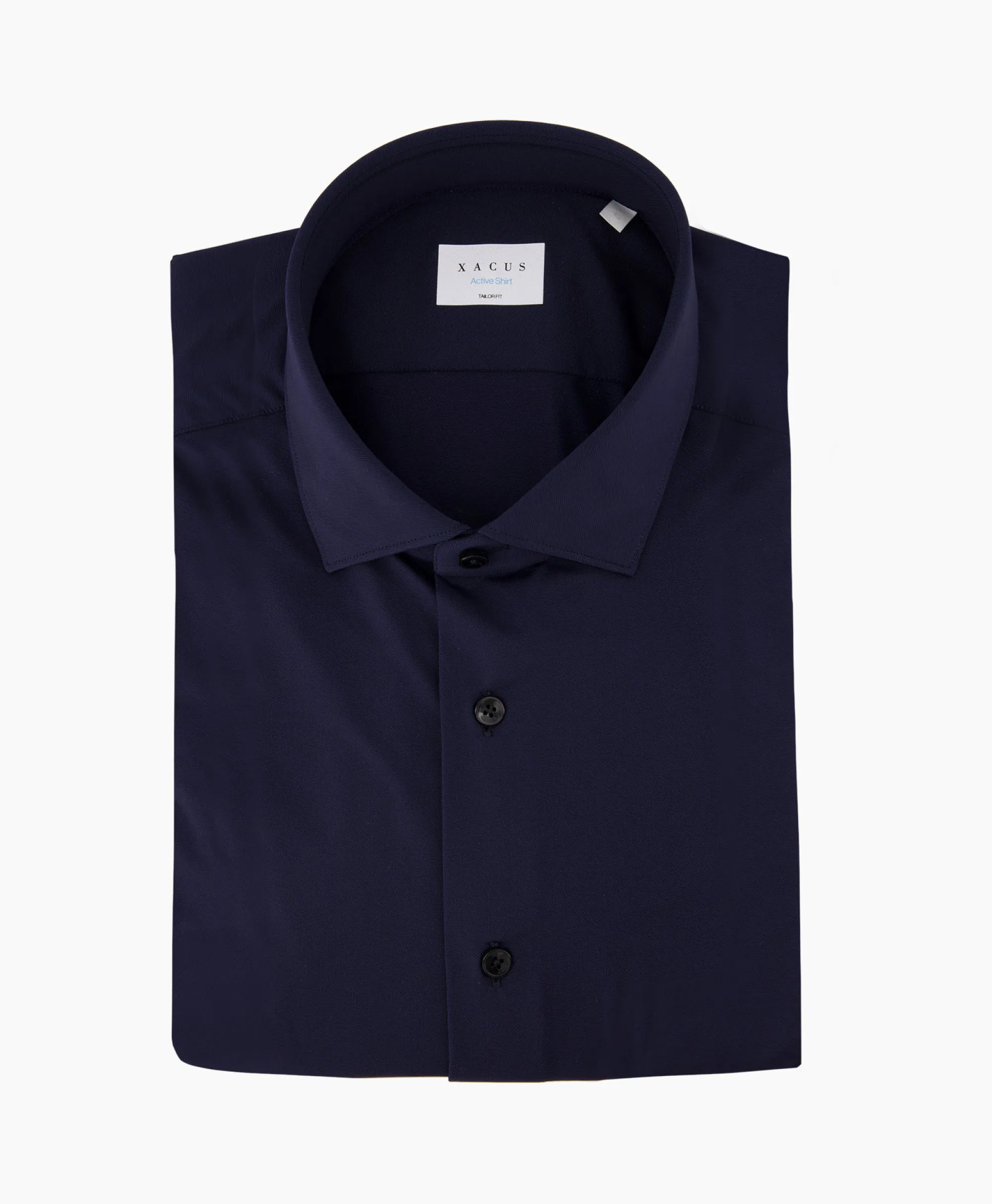 Xacus Active Shirt Donker Blauw*Heren Overhemden