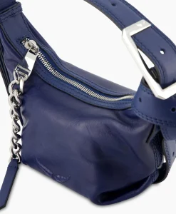 Zadig & Voltaire Zadig & Voltaire Schouder / Hand Tas Le Cecilia Xs Leather With Veg Donker Blauw*Dames Tassen
