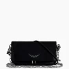 Zadig & Voltaire Zadig & Voltaire Schouder / Hand Tas Rock Eternal Smooth Calfskin Zwart*Dames Tassen