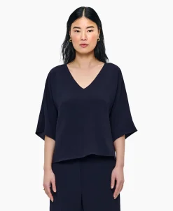 Zenggi Tuniek V-Neck Donker Blauw*Dames Tunieken